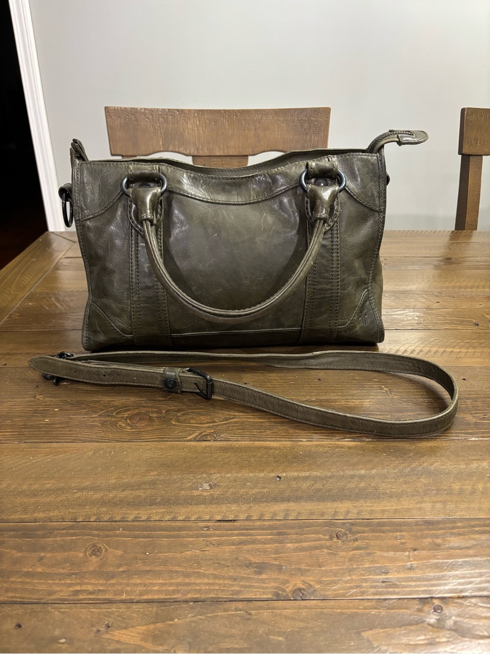 Frye Melissa Satchel Bag with Long Strap